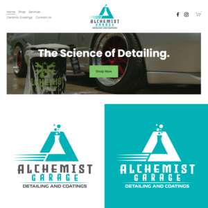 Logo-Design von Zak deZign für alchemist garage detailing | Design: #26602364