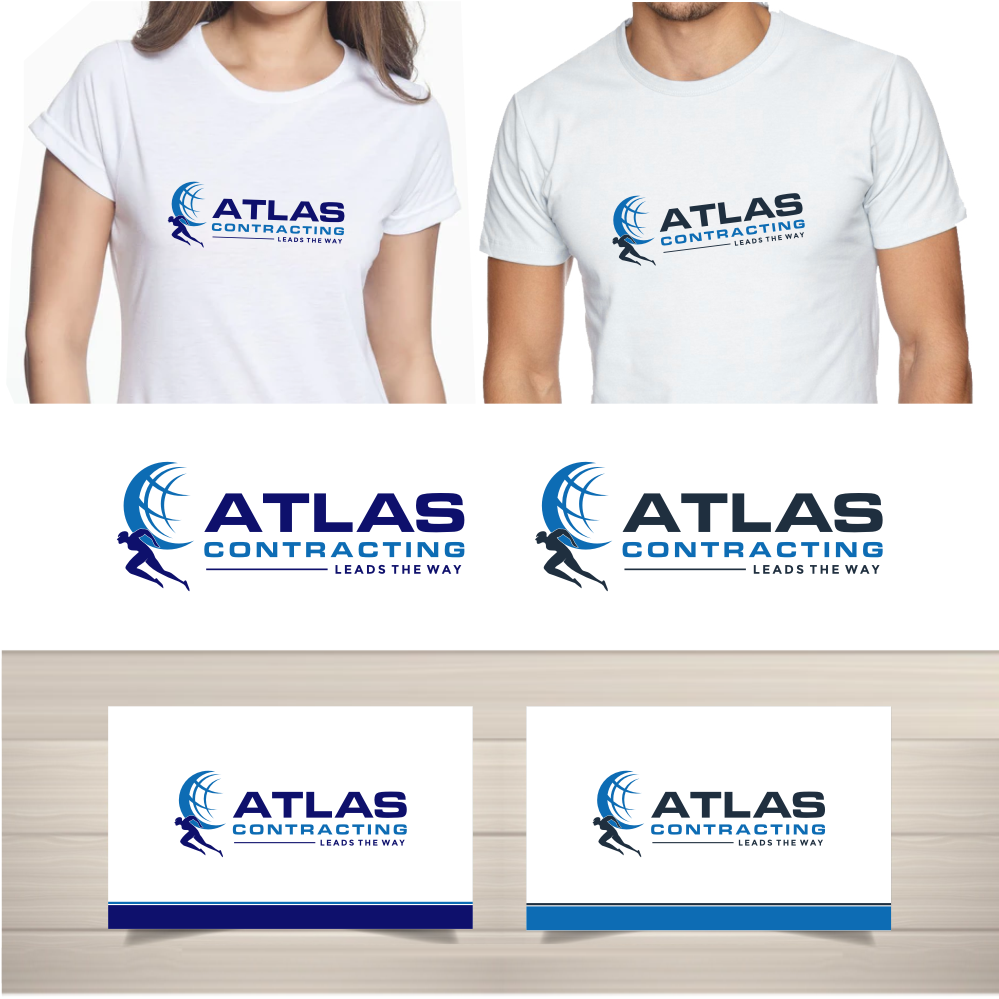Logo Design by south door for Atlas Contracting & Environmental Solutions, Inc | Design #26613004
