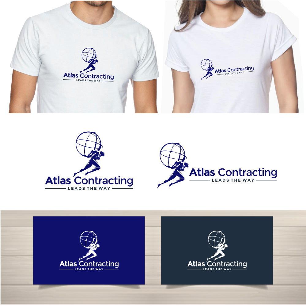Logo Design by south door for Atlas Contracting & Environmental Solutions, Inc | Design #26626428