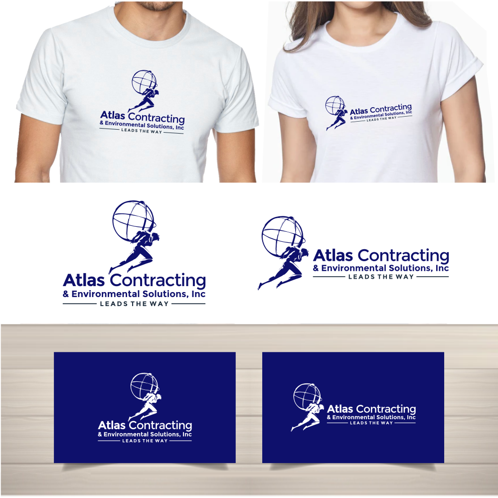 Logo Design by south door for Atlas Contracting & Environmental Solutions, Inc | Design: #26635030