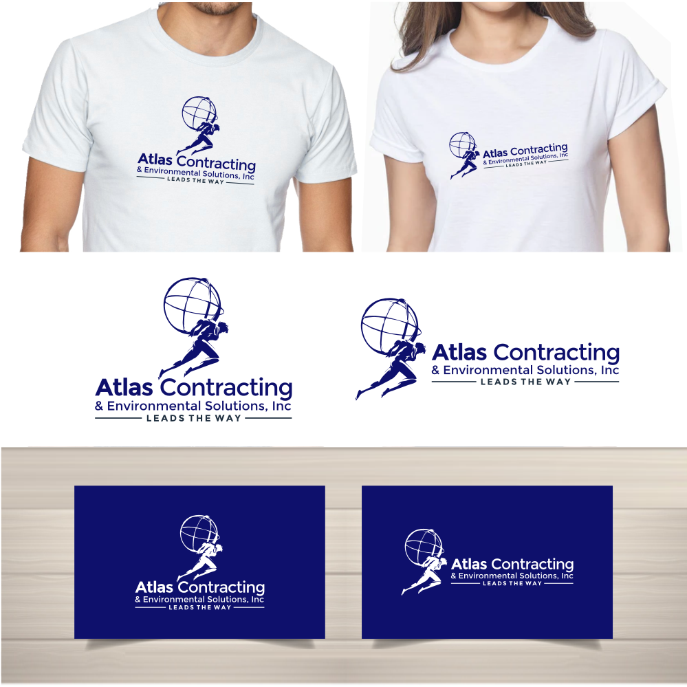 Logo-Design von south door für Atlas Contracting & Environmental Solutions, Inc | Design #26635088