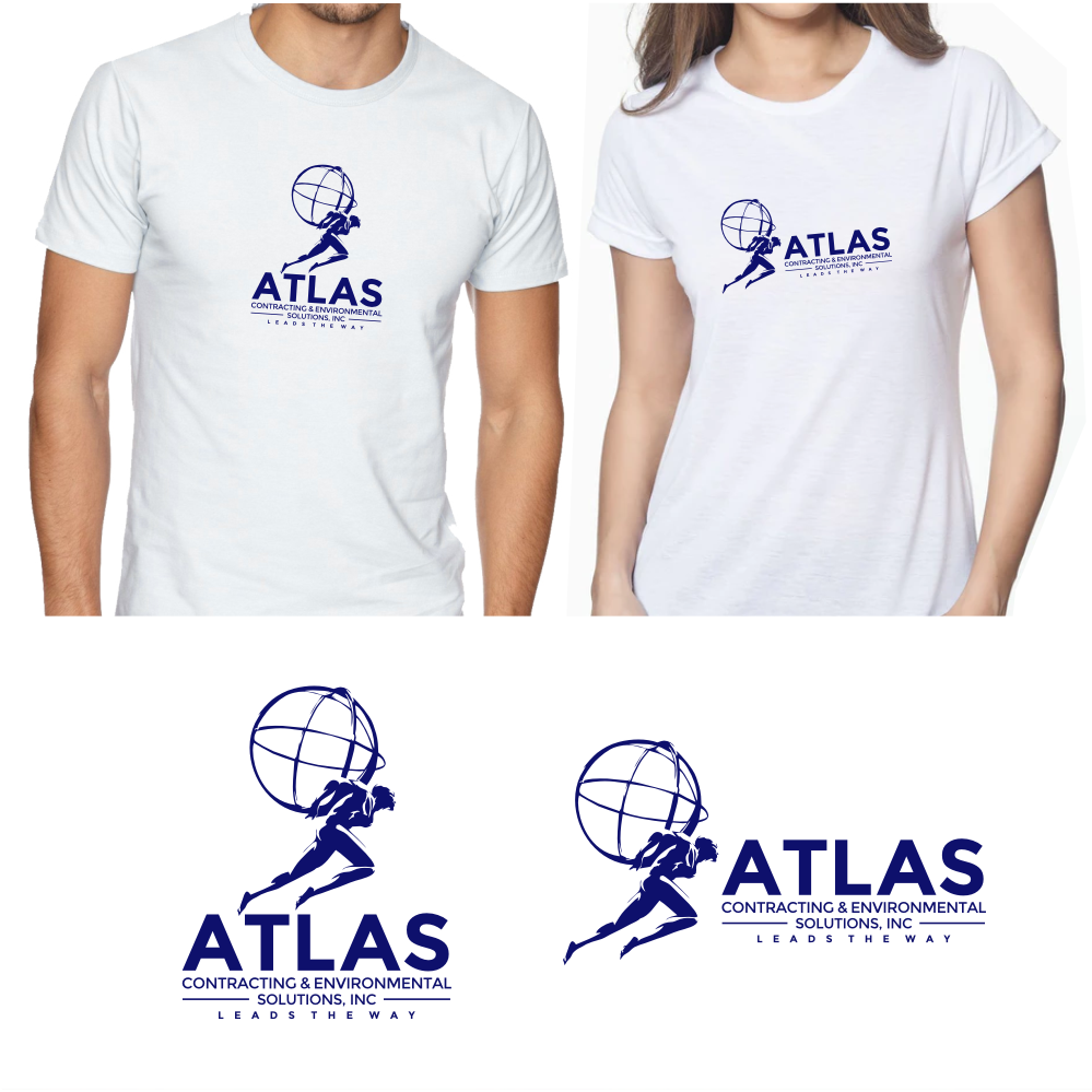 Logo Design by south door for Atlas Contracting & Environmental Solutions, Inc | Design #26635355