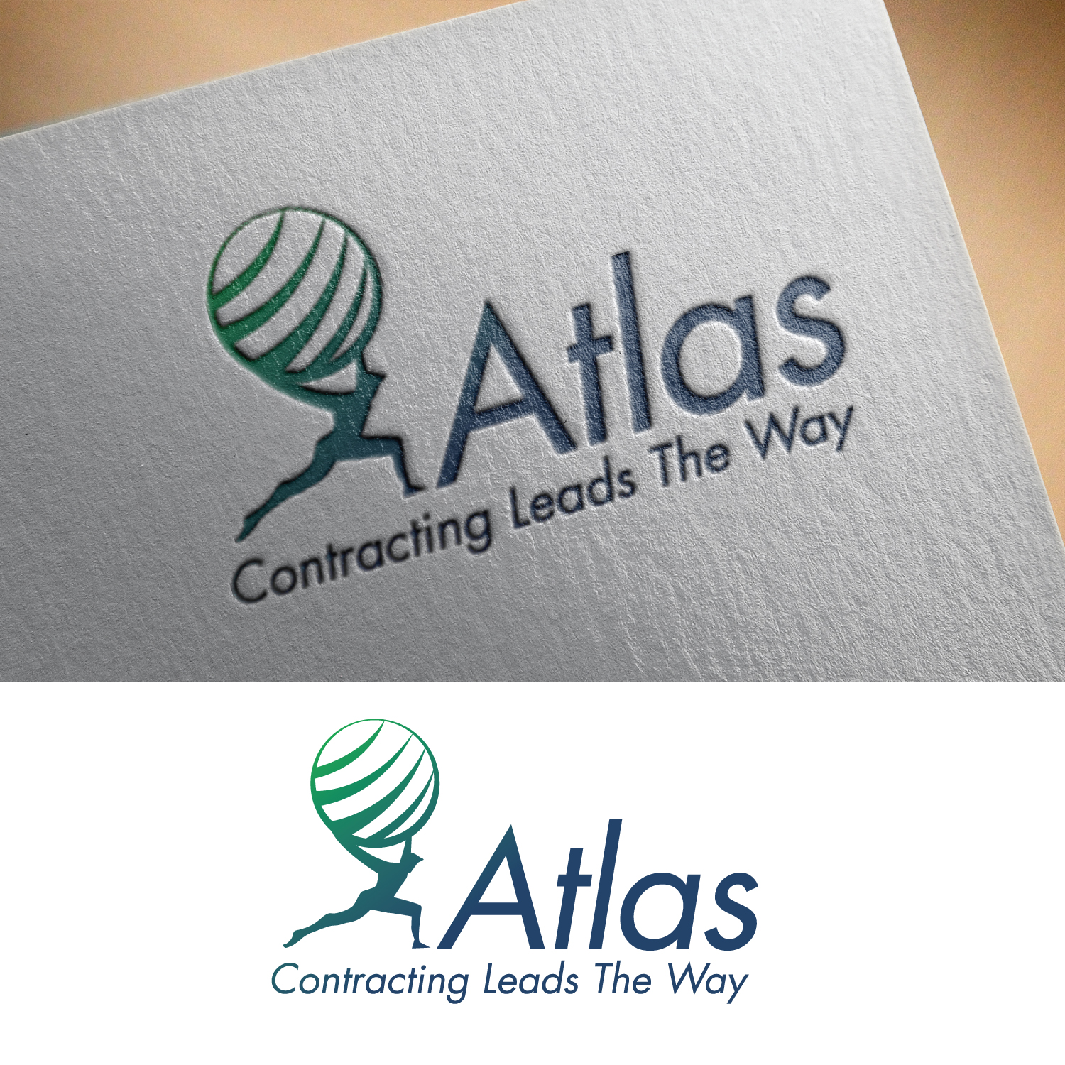 Logo Design by GODDREAMCREATION for Atlas Contracting & Environmental Solutions, Inc | Design #26611018