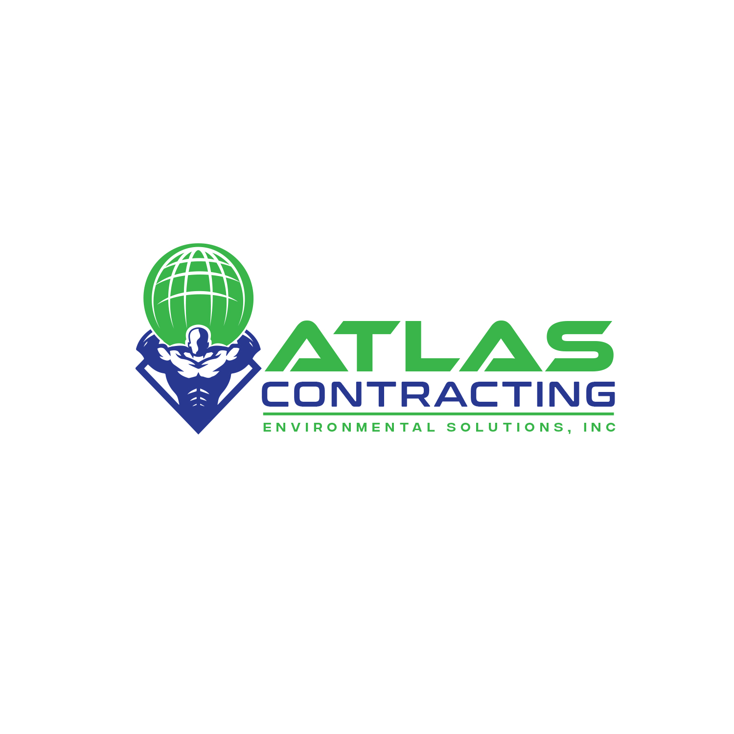 Logo Design by Finley Johnson for Atlas Contracting & Environmental Solutions, Inc | Design #26617271