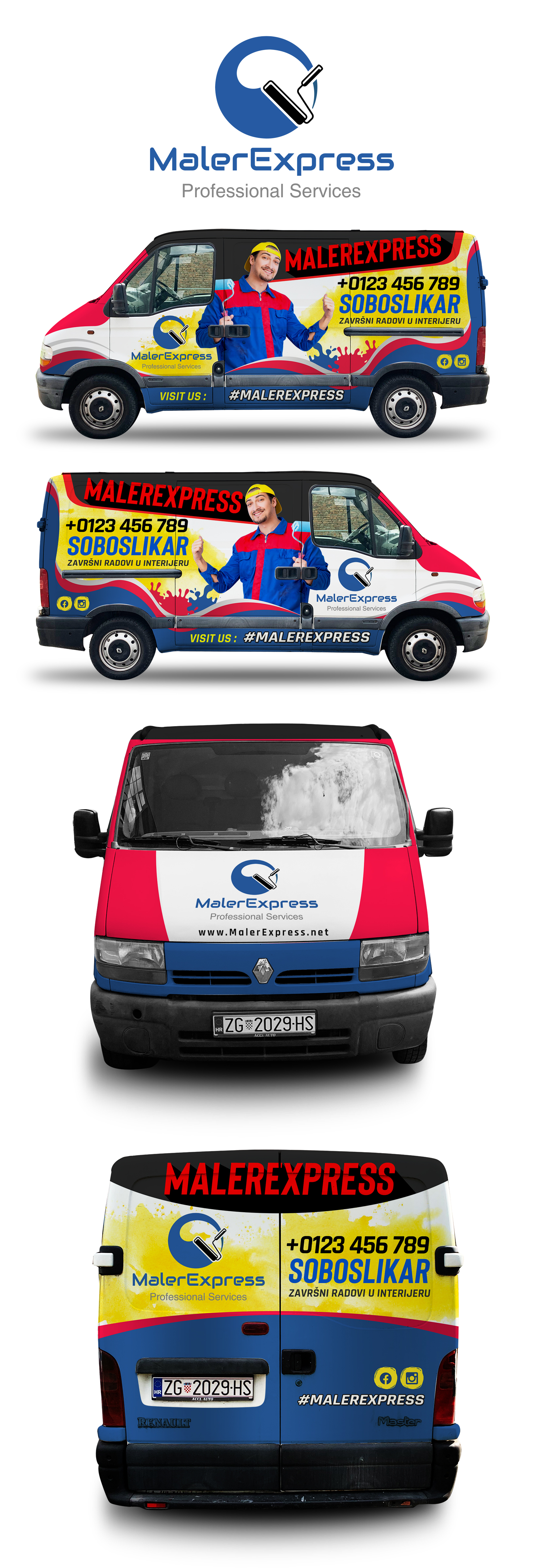 Car Wrap Design by SAI DESIGNS for VANSA PROJEKT d.o.o. | Design #26706372