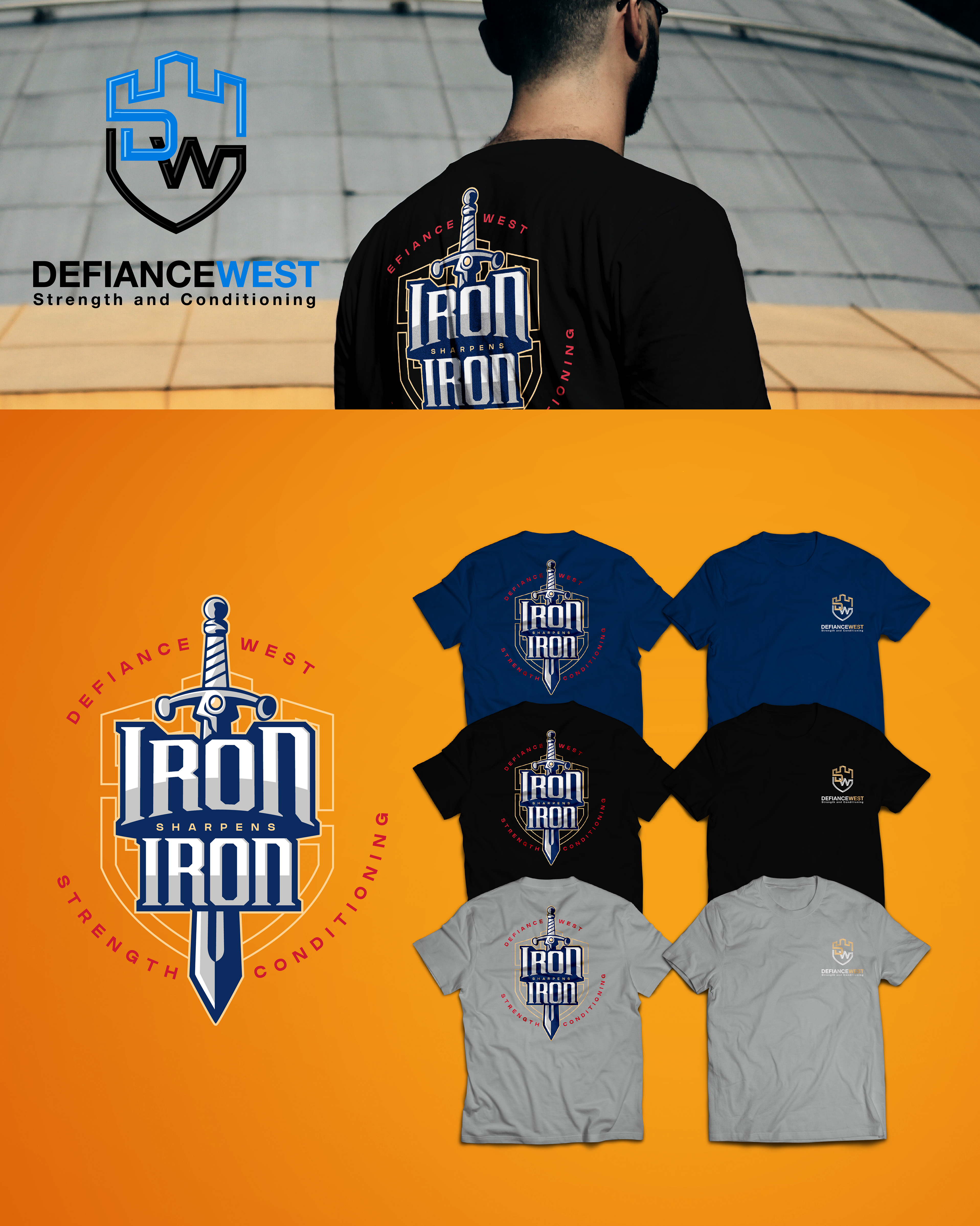 Design de T-shirt par johnronielgomez pour Defiance West Strength and Conditioning | Design #26609060