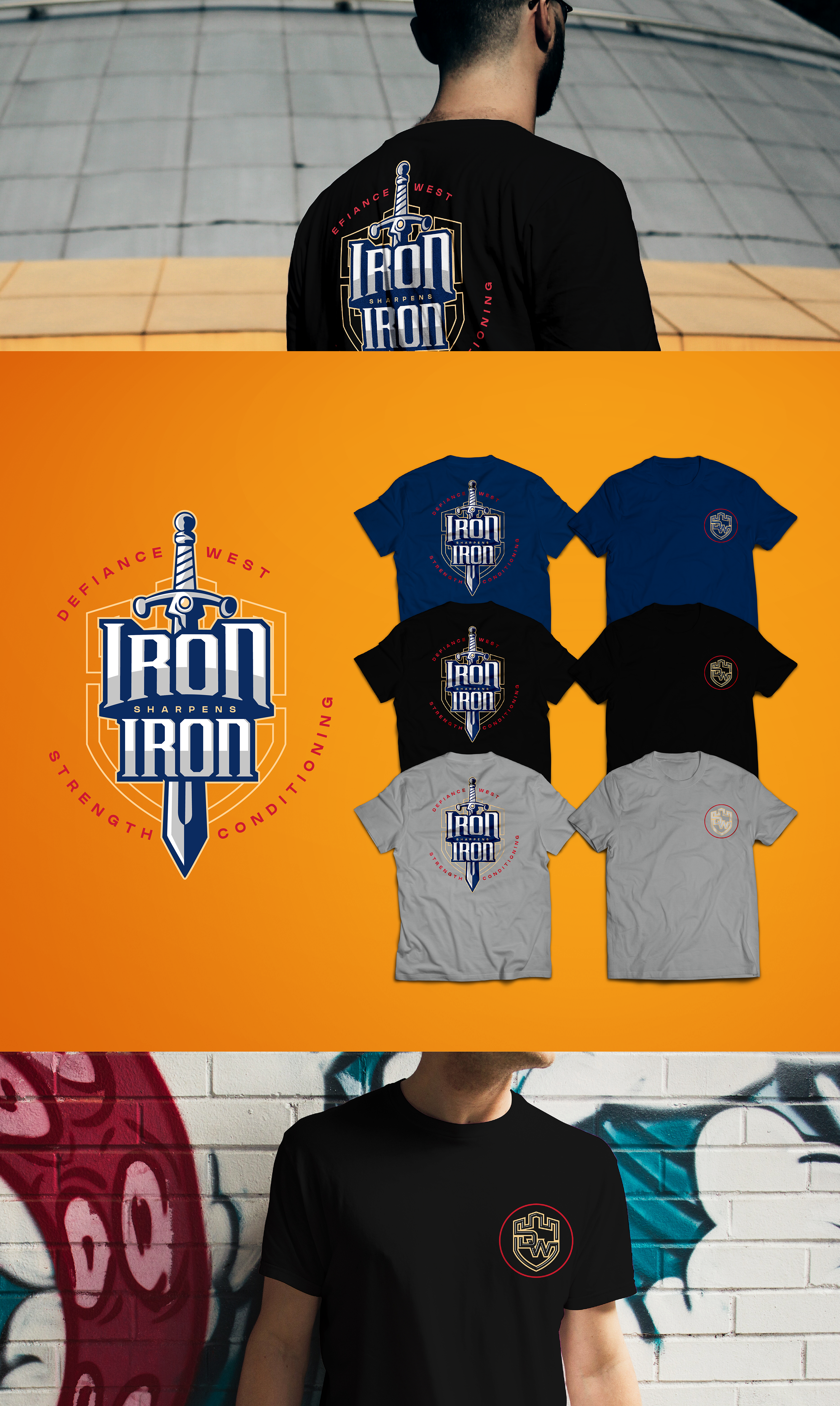 T-shirt Design by johnronielgomez for Defiance West Strength and Conditioning | Design #26611103