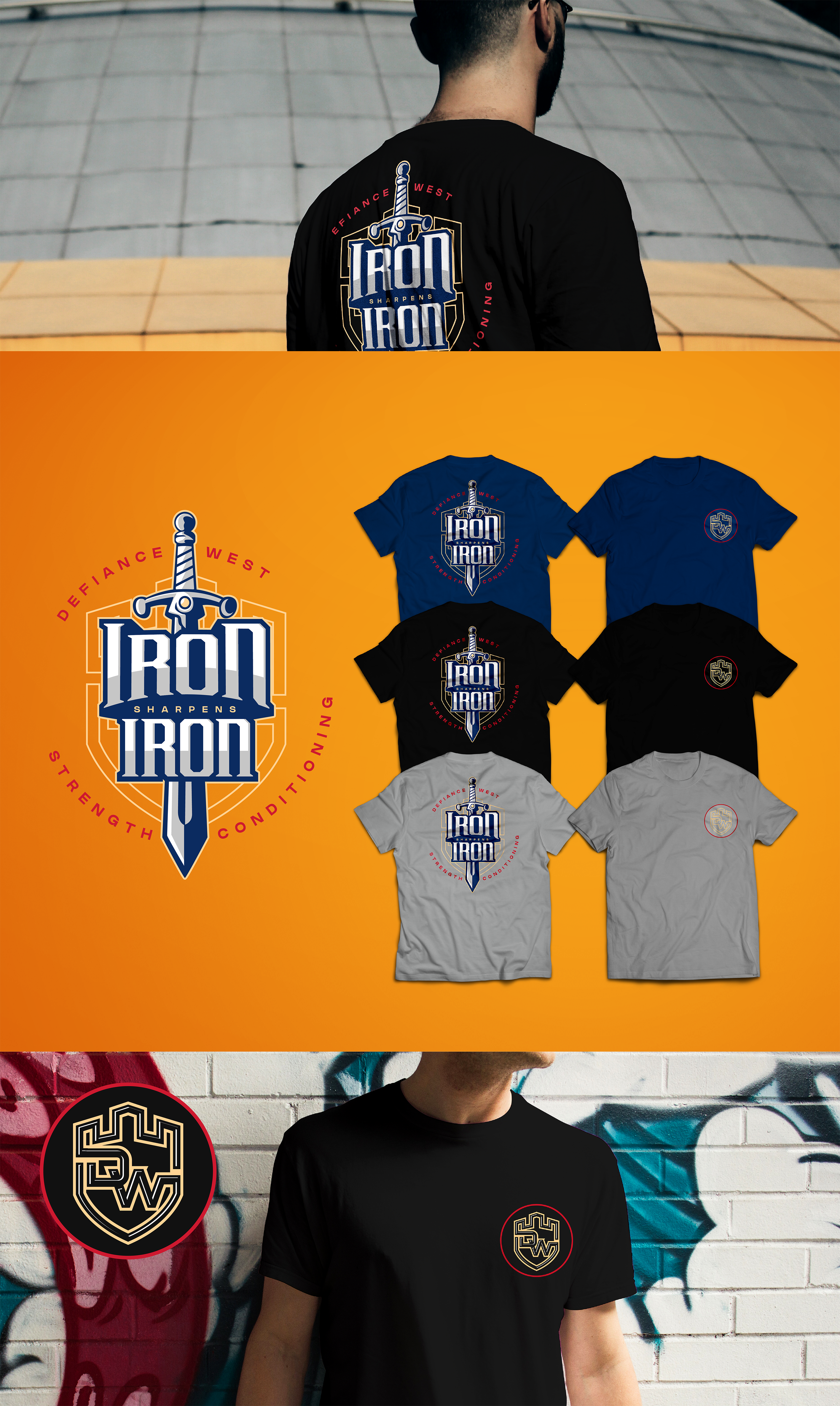 T-shirt Design by johnronielgomez for Defiance West Strength and Conditioning | Design #26612707