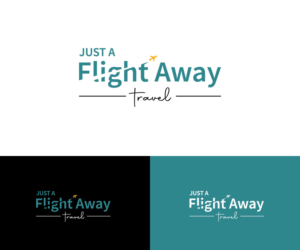 Just a Flight Away Travel | Logo Design by makerlogoz