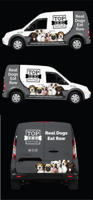 Car Wrap Design by Deziners Zone for Top Dog Food and Supply, LLC | Design: #26655694