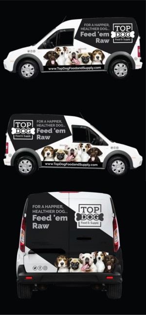 Car Wrap Design by Deziners Zone for Top Dog Food and Supply, LLC | Design: #26672161