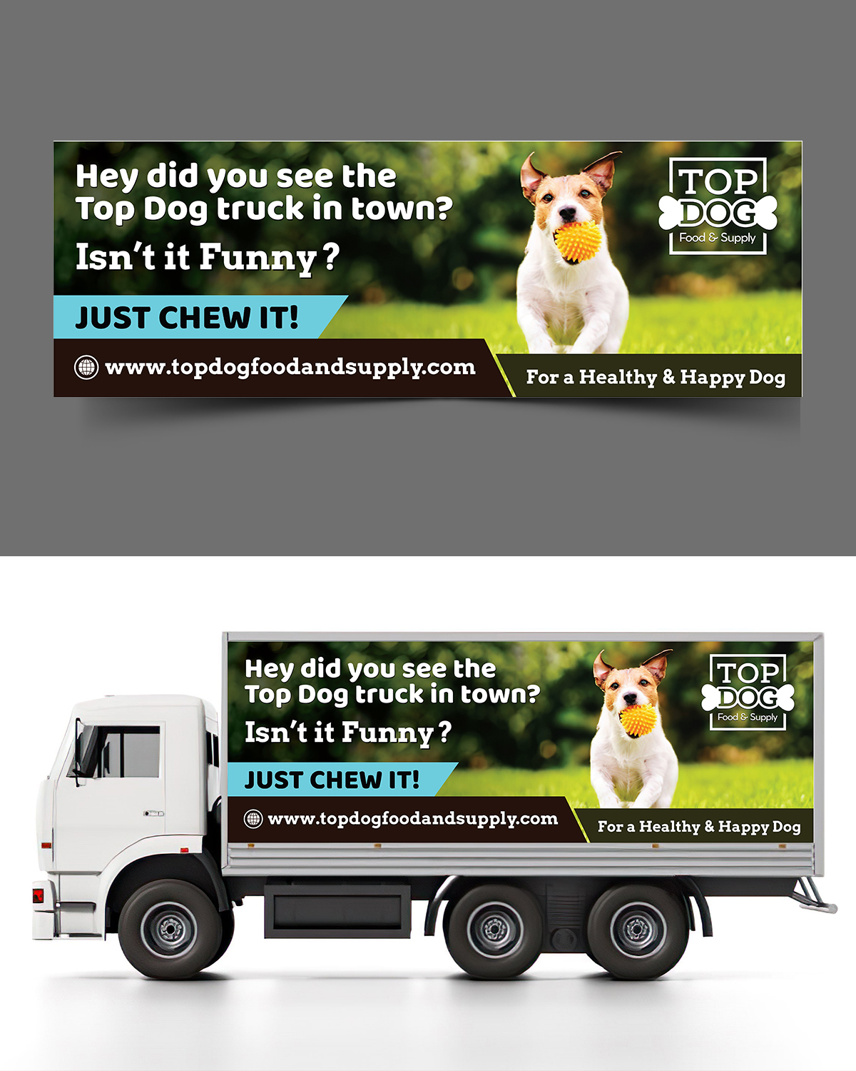 Car Wrap Design by ecorokerz for Top Dog Food and Supply, LLC | Design #26626676