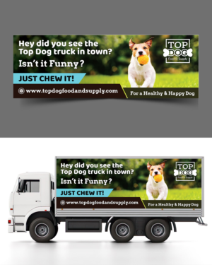 Top Dog Food and Supply - Raw Dog Food Delivery Truck** | Car Wrap-Design von ecorokerz