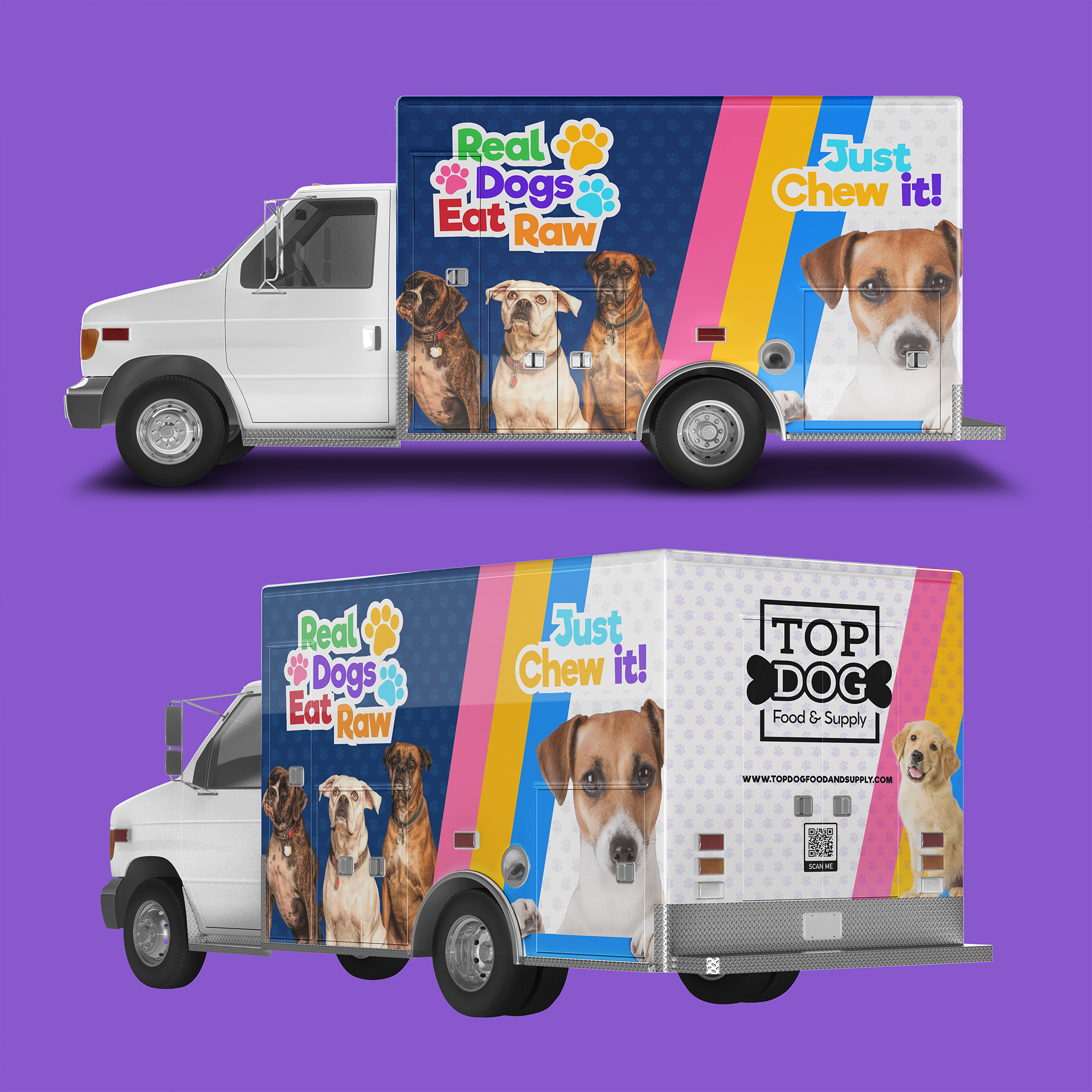 Car Wrap Design by artcynical for Top Dog Food and Supply, LLC | Design #26641409
