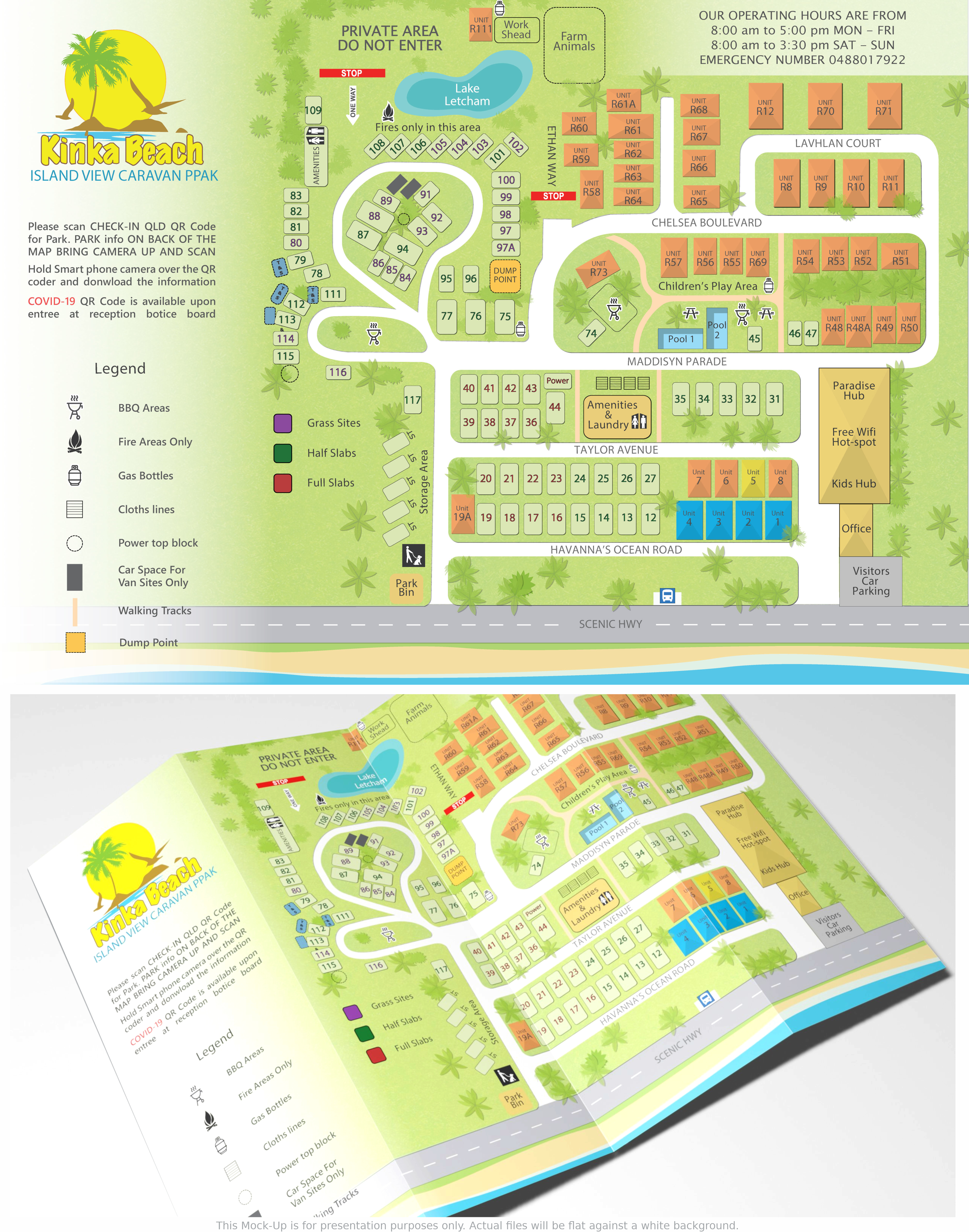 Graphic Design by J R for Island View Holiday Park Pty Ltd | Design #26630920