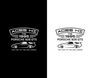 ACES HI - The 1995 Porsche 928 GTS - The last of the 928 legend | Logo Design by Art Lancer