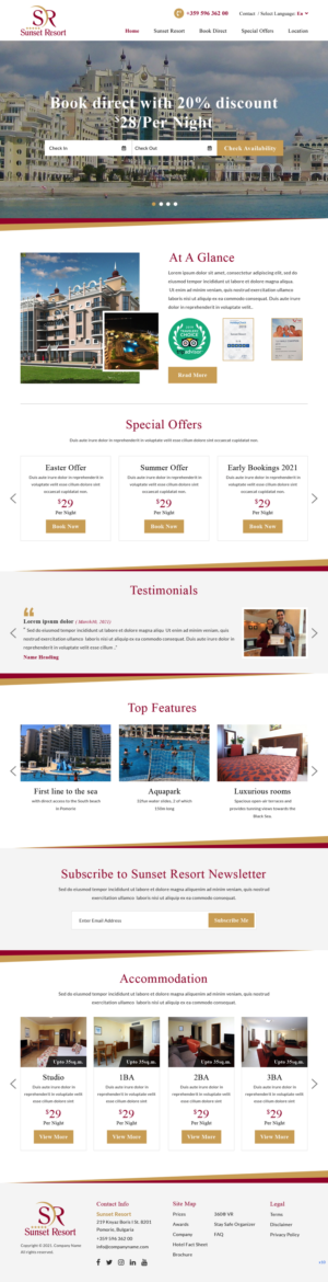 Web Design par pb pour Belfild Sofia EOOD | Design : #26616550