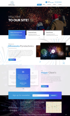 Web Design by pb for WebDuck Designs | Design: #26623616