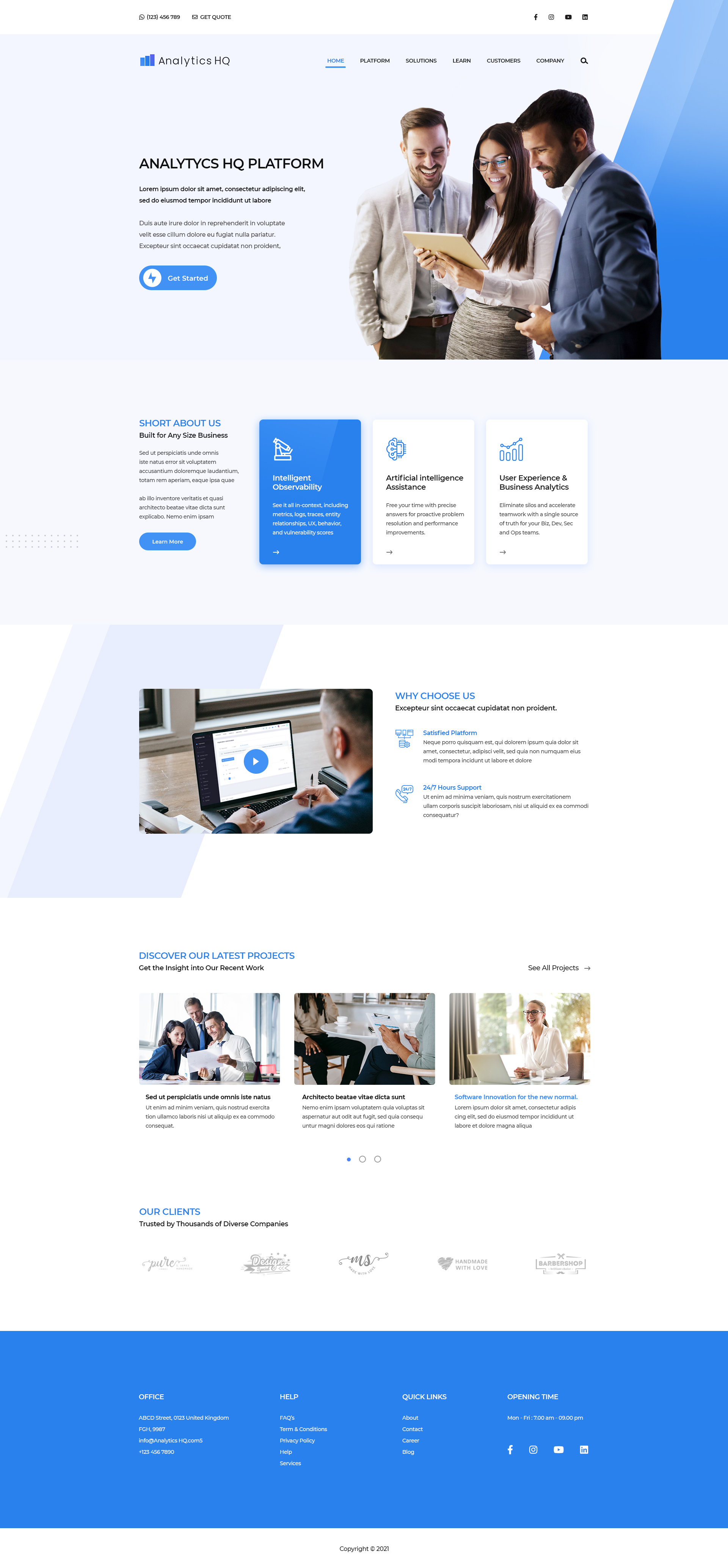 Web Design by Ariyanto for Open Source Systems, LLC | Design #26675569