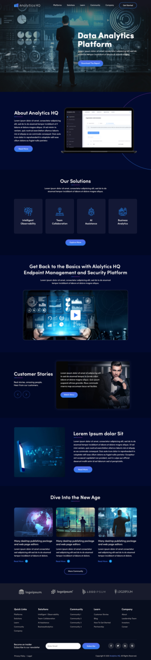 Web-Design von sai.designer87 für Open Source Systems, LLC | Design #26674379