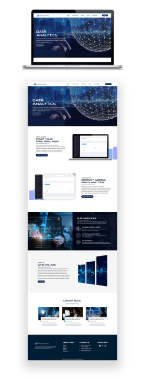 Data Analytics Platform Website Design | Web Design par Adeel Rahman