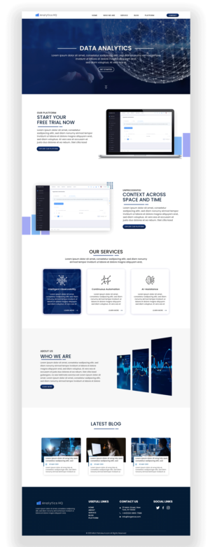 Web-Design von Adeel Rahman für Open Source Systems, LLC | Design #26639846