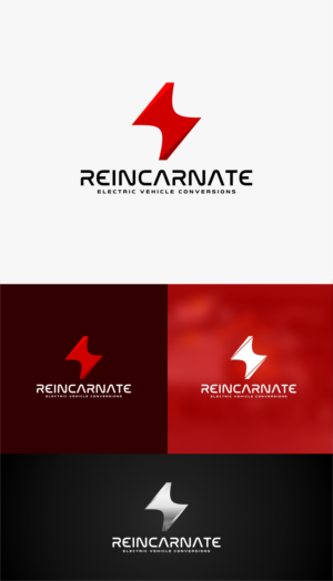 Logo Design by hamkur for Reincarnate Electric Vehicle Conversions | Design: #26615159