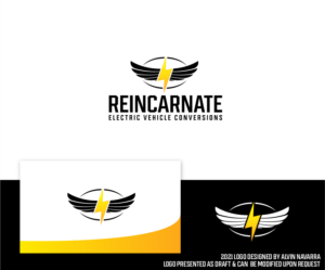 Logo Design by alvinnavarra for Reincarnate Electric Vehicle Conversions | Design: #26638161