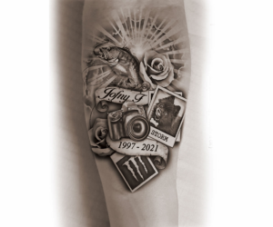 RIP Jofny Flores Memorial Tattoo | Design de Tatouage par Jezzus