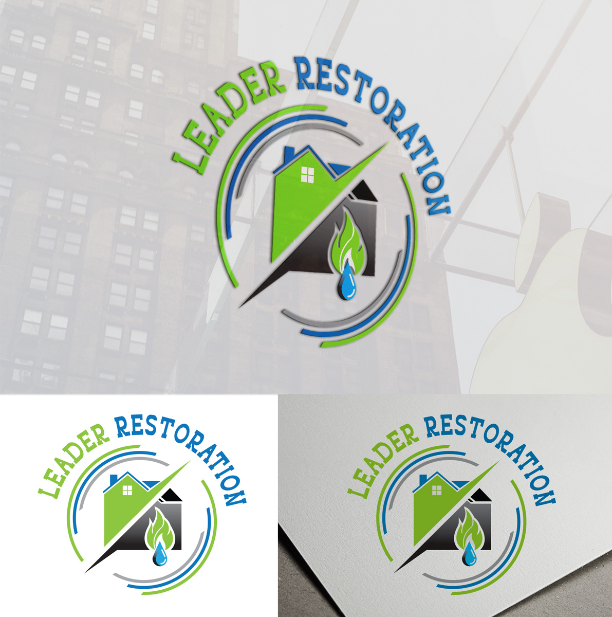 Logo Design by Wonderful design for Leader Restoration | Design #26615012
