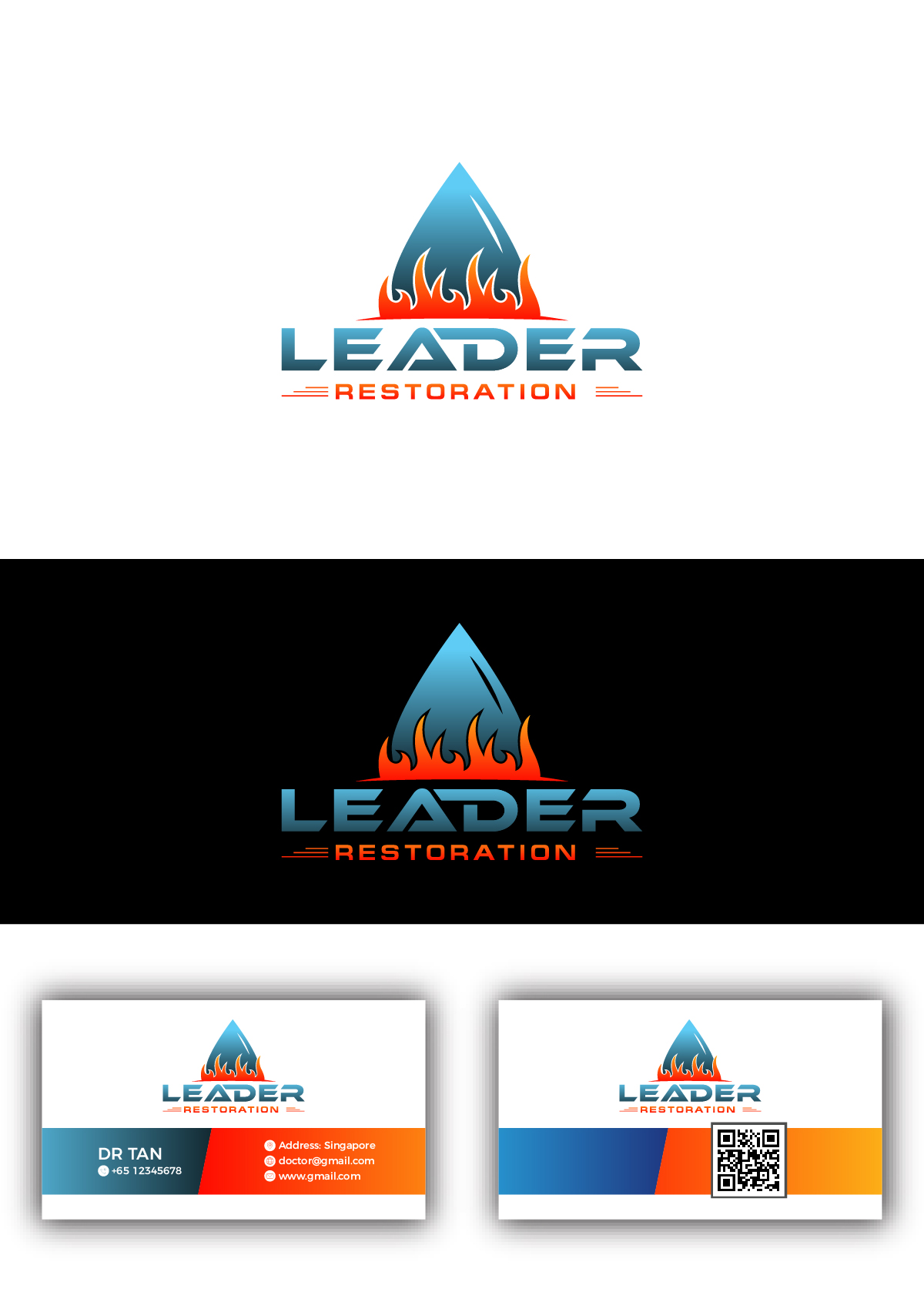 Logo-Design von Deziners Zone für Leader Restoration | Design #26630276