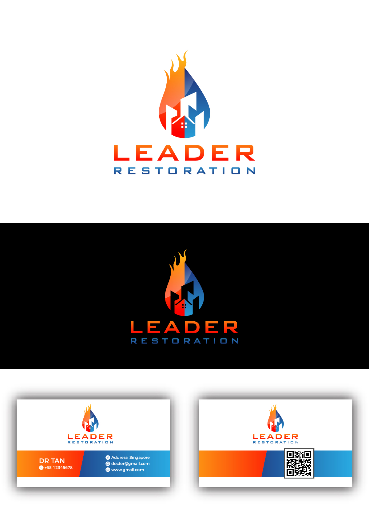 Logo-Design von Deziners Zone für Leader Restoration | Design #26630277