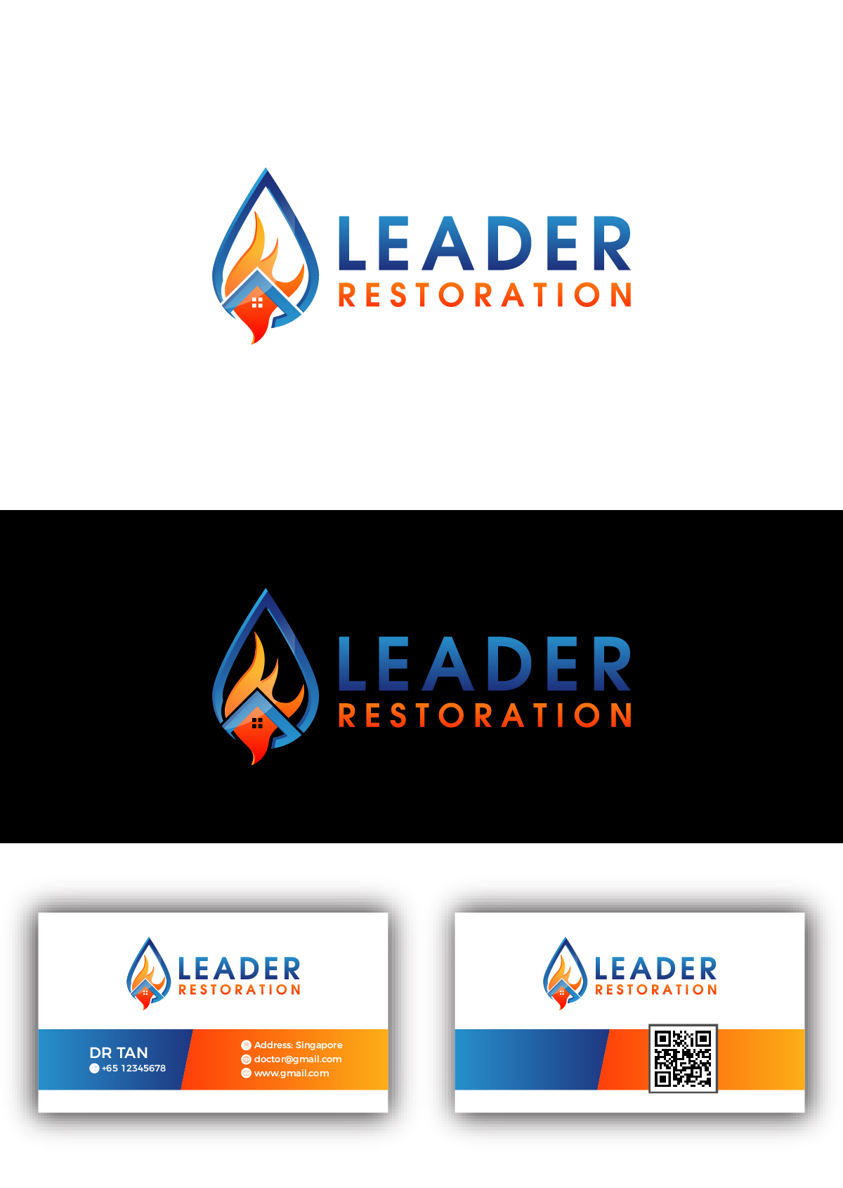 Logo-Design von Deziners Zone für Leader Restoration | Design #26630278