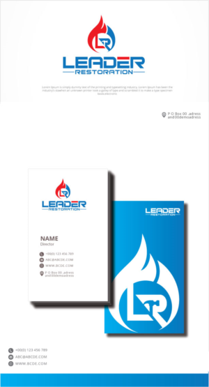 Logo Design by graphicevolution for Leader Restoration | Design: #26614409