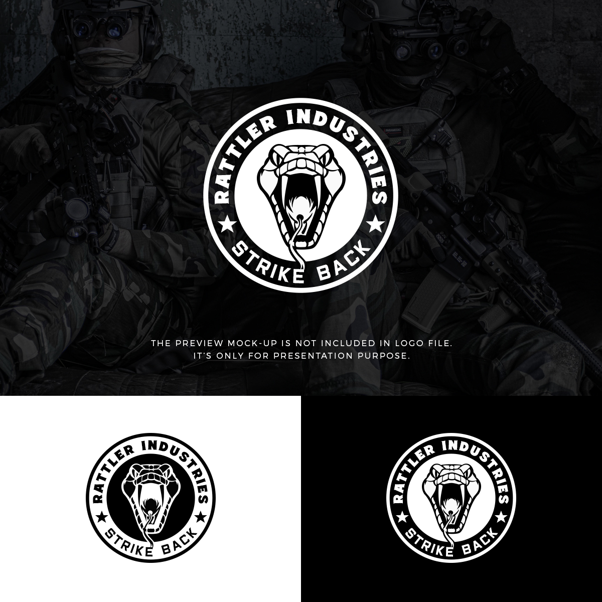 Logo Design by Rayn Design for Rattler Industries | Design #26617189