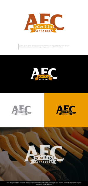 AFC Apparel or Icon Logo with letter Ambassadors For Christ | Logo Design by Kim Ji