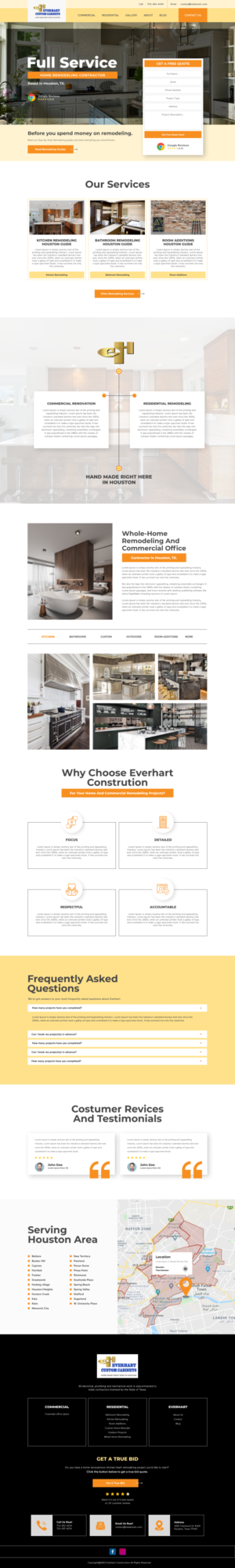 Custom Cabinet Shop in Texas, Local business** | Web Design by Hazan Shaw