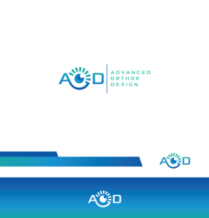 AOD  Advanced OrthoK Design | Logo Design by Fat Bat Man
