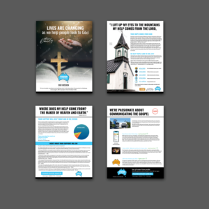 A4 brochure to supporters | 4 page | Flyer Design by aspiremedia