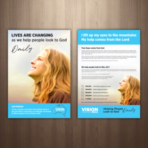 A4 brochure to supporters | 4 page | Flyer Design by GraphicsGuru