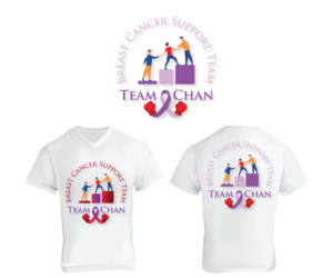 Team Chan - Breast Cancer Support Team Tee Shirt | T-Shirt-Design von Kalla