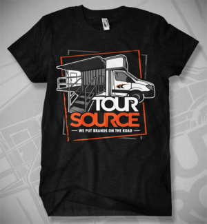 Tour Source company T-shirt | T-Shirt-Design von Jonya
