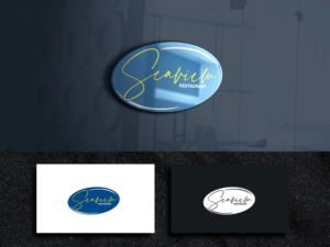 'Seaview'  or 'Seaview Restaurant' | Logo Design by ArtSamurai