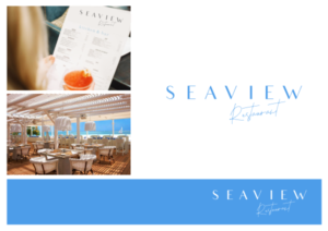 'Seaview'  or 'Seaview Restaurant' | Logo Design by Amduat Design