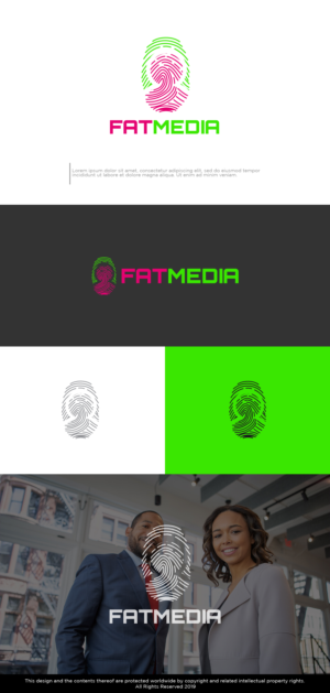 FATMEDIA | Logo Design by Kim Ji