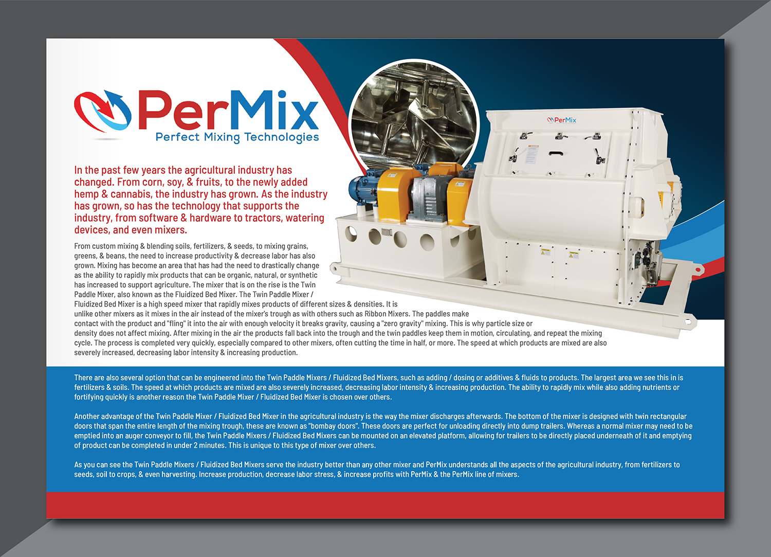 Design Publicitaire par Deziners Zone pour PerMix North America | Design #26630085