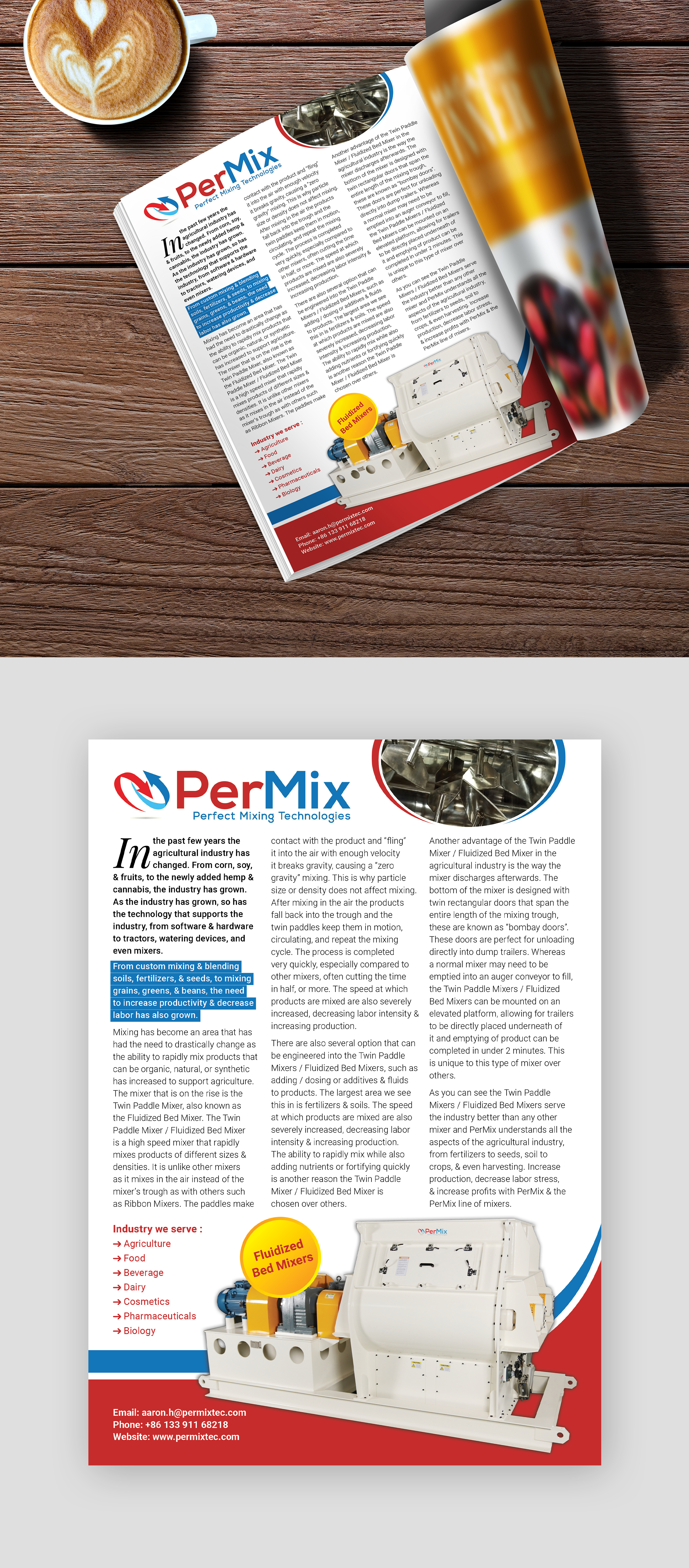 Advertisement Design by creative.SB for PerMix North America | Design #26646149