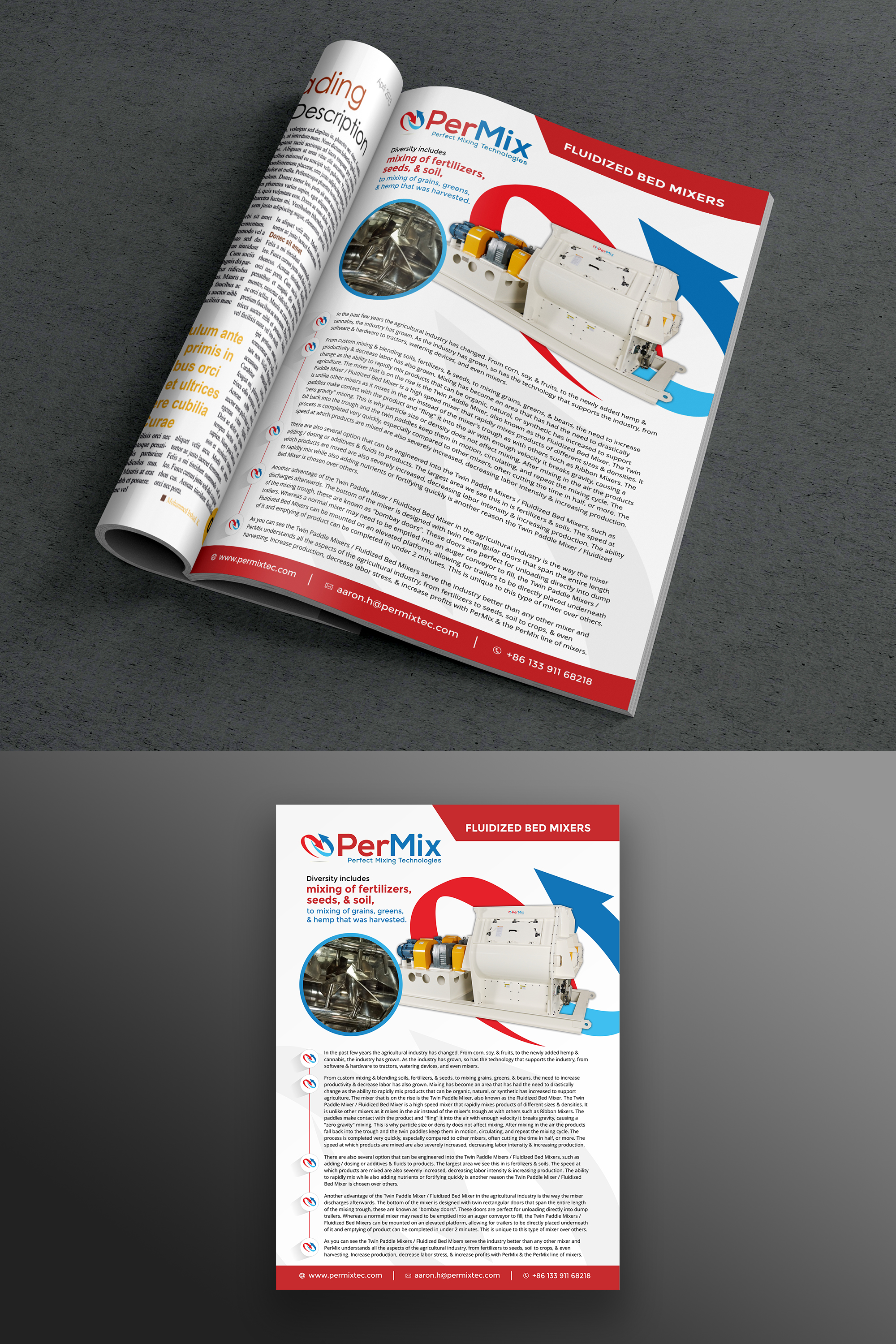 Design Publicitaire par ecorokerz pour PerMix North America | Design #26627162