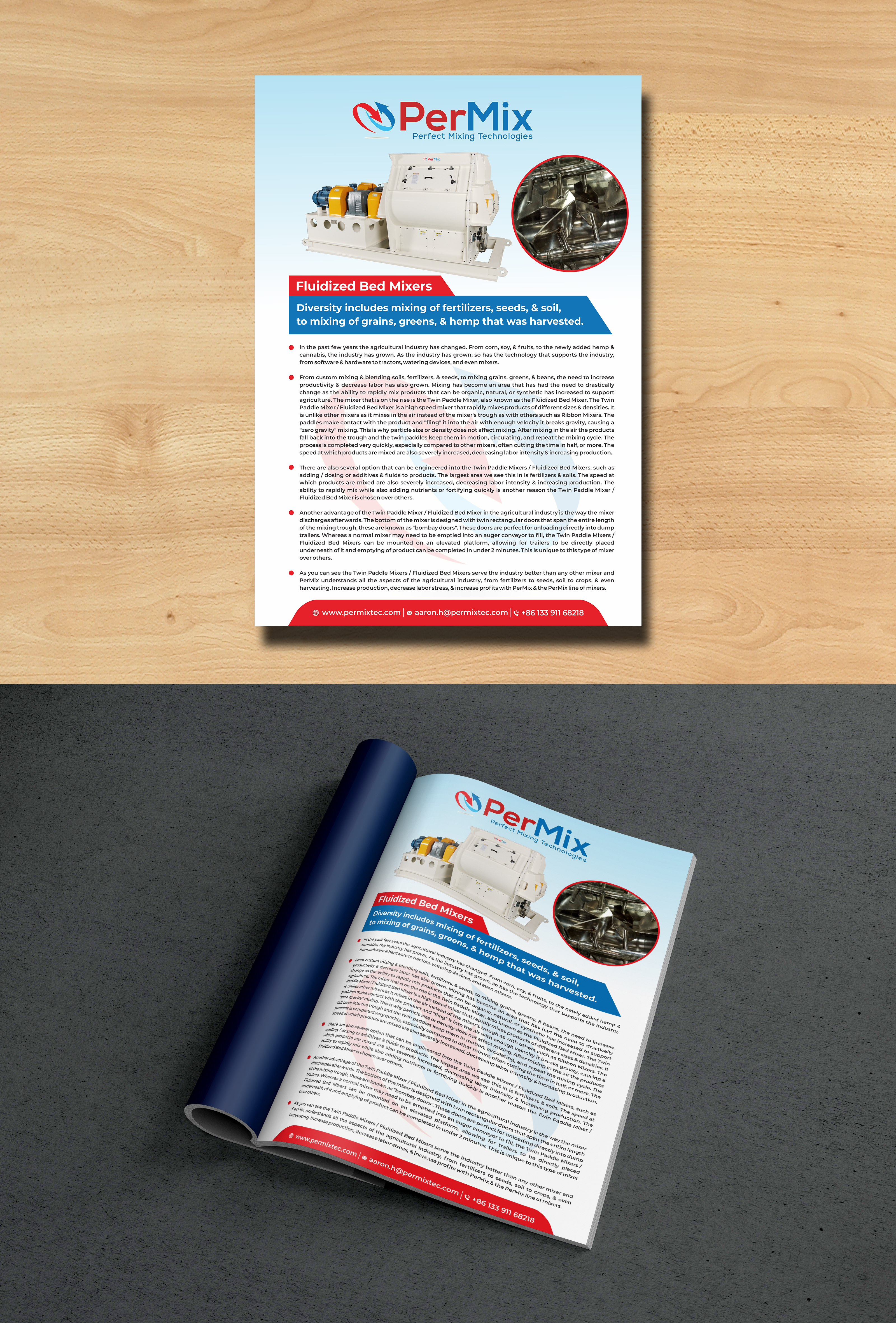 Design Publicitaire par ecorokerz pour PerMix North America | Design #26628086