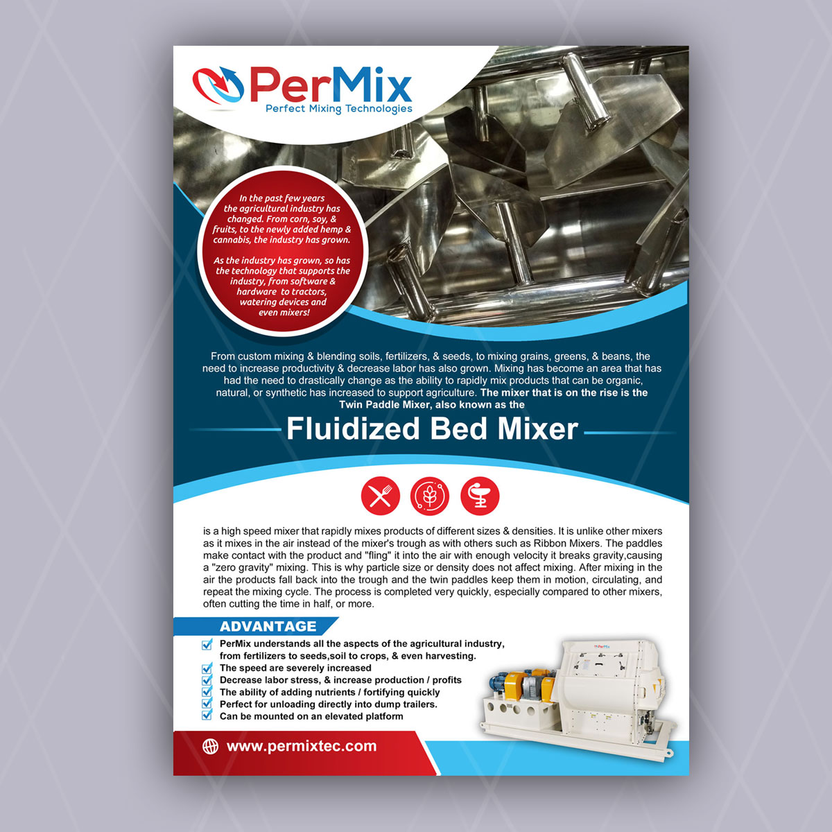Advertisement Design by DA. for PerMix North America | Design #26625700
